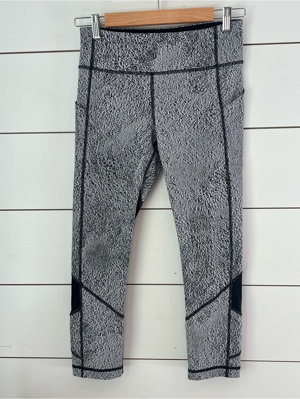 Lululemon Pace Rival Crop Leggings Spray Jacquard